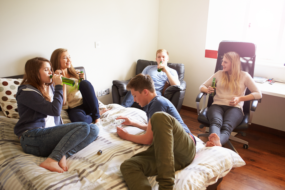 teens drinking